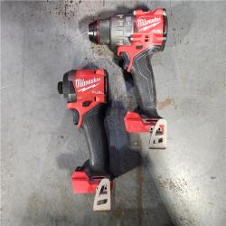 HOUSTON LOCATION - AS-IS Milwaukee M18 FUEL 18V Lithium-Ion Brushless Cordless Hammer Drill and Impact Driver Combo Kit (2-Tool) with 2 Batteries