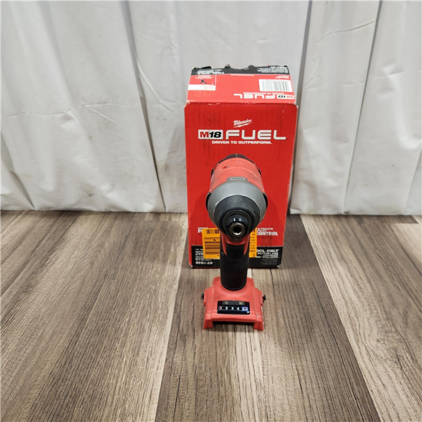 AS IS Milwaukee 2953-20 18V Lithium-Ion Brushless Cordless 1/4   Hex Impact Driver Bare Tool  Red