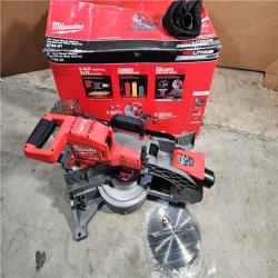 HOUSTON LOCATION - AS-IS (APPEARS LIKE NEW) M18 FUEL 18V 10 in. Lithium-Ion Brushless Cordless Dual Bevel Sliding Compound Miter Saw Kit with One 8.0 Ah Battery