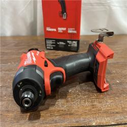 AS-ISMilwaukee 2953-20 18V Lithium-Ion Brushless Cordless 1/4   Hex Impact Driver Bare Tool  Red