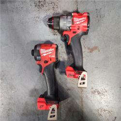 HOUSTON LOCATION - AS-IS Milwaukee M18 FUEL 18V Lithium-Ion Brushless Cordless Hammer Drill and Impact Driver Combo Kit (2-Tool) with 2 Batteries