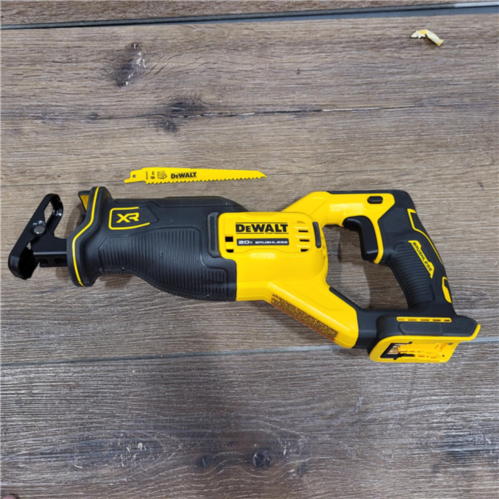 AS-IS DEWALT 20V MAX XR Cordless Brushless Reciprocating Saw (Tool Only)