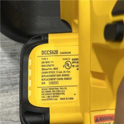 AS-IS DEWALT 20V MAX Brushless Cordless 12in. Chainsaw Kit