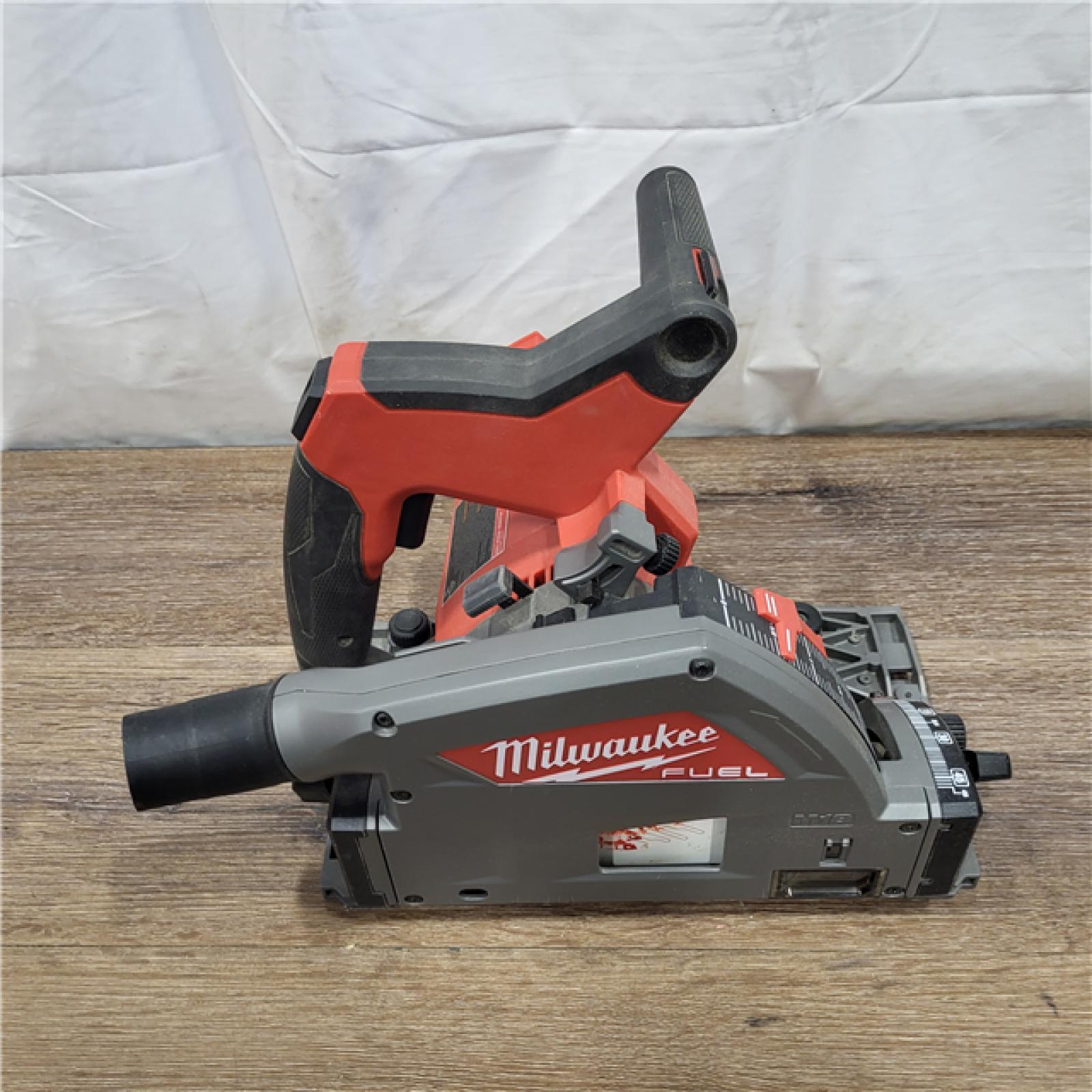 AS-IS Milwaukee M18 FUEL 18V Lithium-Ion Cordless Brushless 6-1/2 in. Plunge Cut Track Saw (Tool-Only)