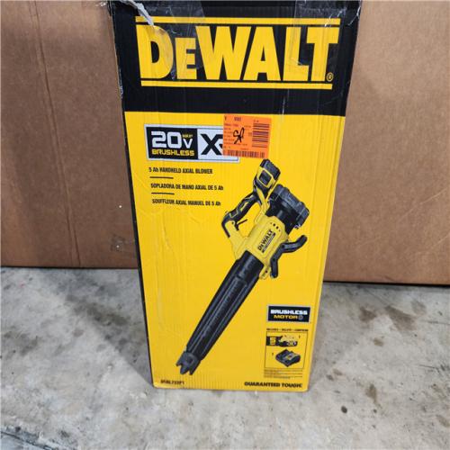 HOUSTON LOCATION - AS-IS DEWALT 20V MAX Brushless Cordless Handheld Axial Leaf Blower Kit