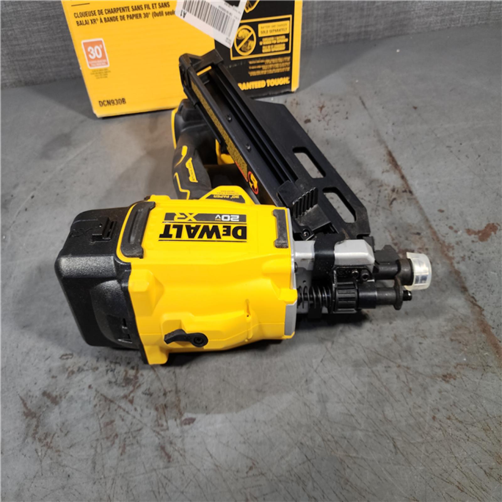 HOUSTON LOCATION - AS-IS DEWALT 20-Volt 30Â° Cordless Framing Nailer (Tool-Only)