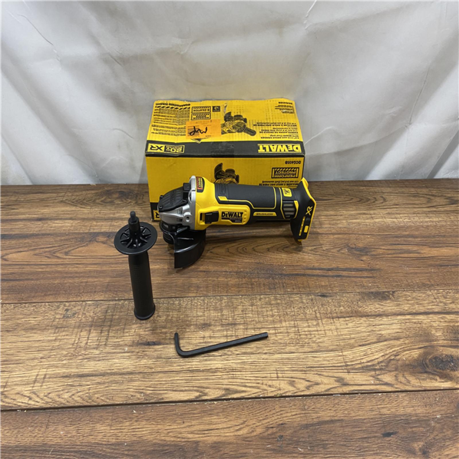 AS IS DeWalt DCG405B 20V Max XR 4.5-Inch Slide Switch Small Angle Grinder (Tool Only)