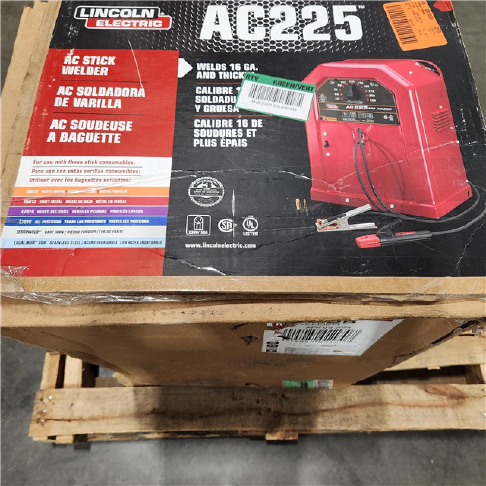 Dallas Location - As-Is Lincoln AC-225 Stick Welder K1170