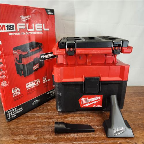 AS-IS Milwaukee M18 FUEL Packout Brushless Cordless 2.5 Gallon Wet/Dry Vacuum (Tool Only)