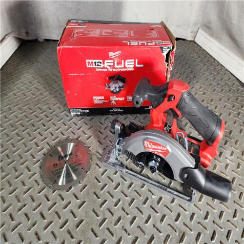 HOUSTON LOCATION - AS-IS M12 FUEL 12V Lithium-Ion Brushless 5-3/8 in. Cordless Circular Saw (Tool-Only)