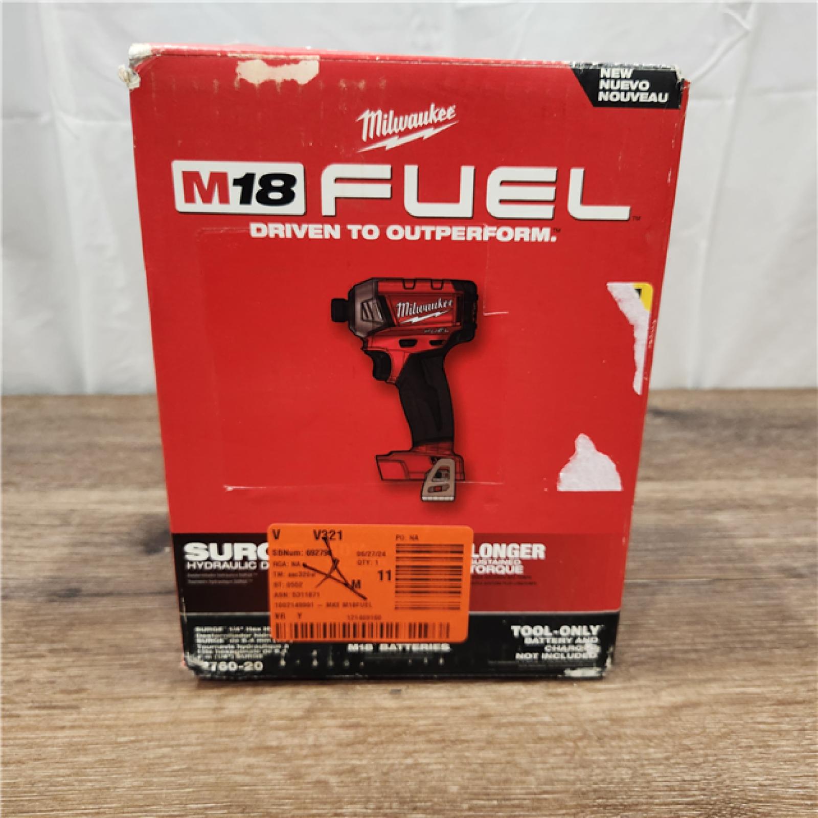 AS-IS M18 FUEL SURGE 18V Lithium-Ion Brushless Cordless 1/4 in. Hex Impact Driver (Tool-Only)