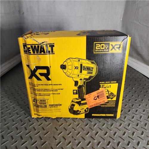 HOUSTON LOCATION - AS-IS DEWALT 20V MAX* XR 1/2  High Torque Impact Wrench with Hog Ring Anvil