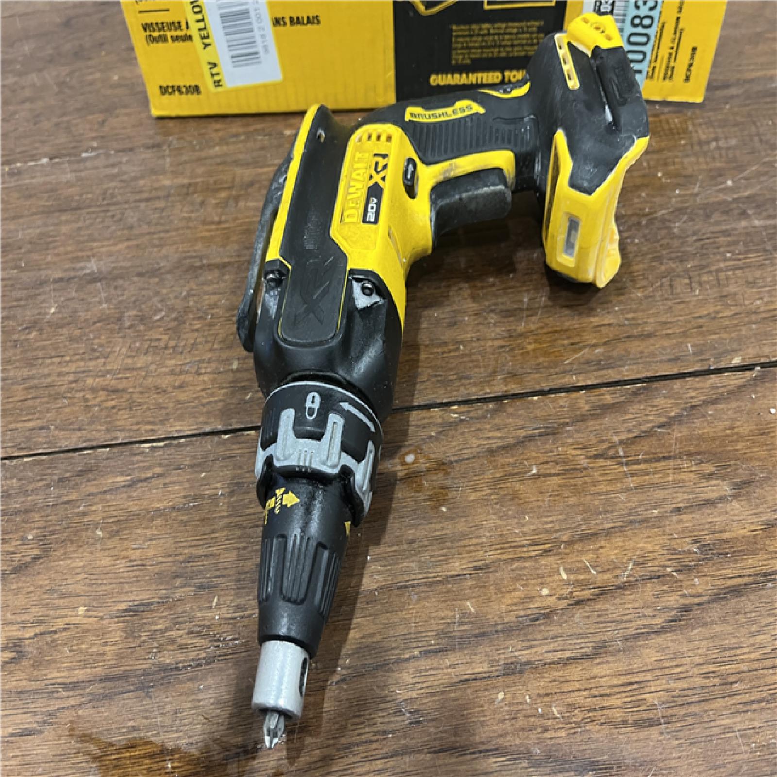 AS-ISDeWalt DCF630B 20V Cordless Brushless Screw Gun (Tool Only)