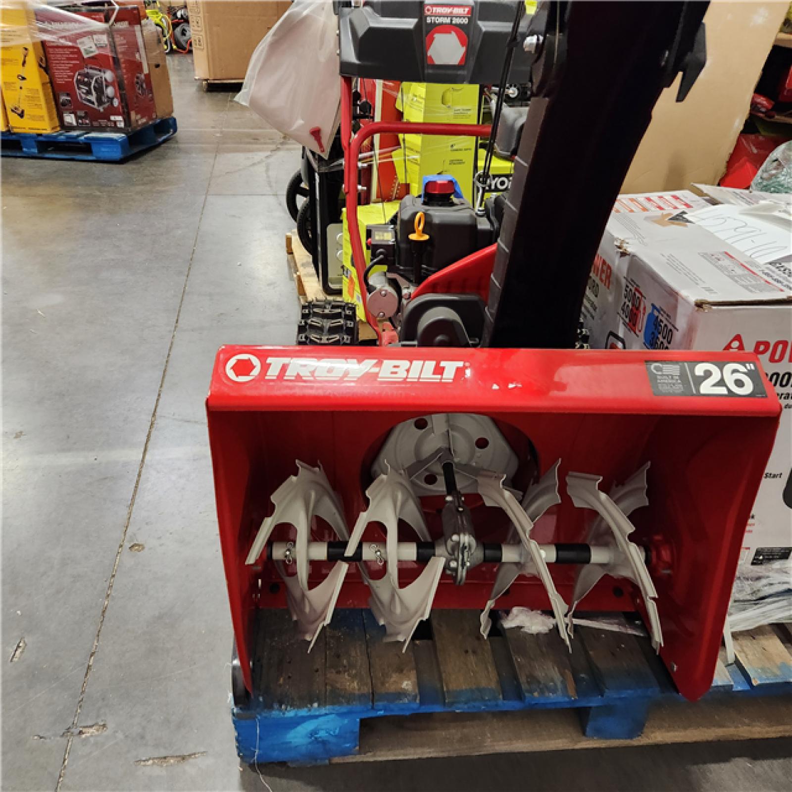 Dallas Location - As-Is Troy-Bilt Storm 26 in. 208 cc Two- Stage Gas Snow Blower