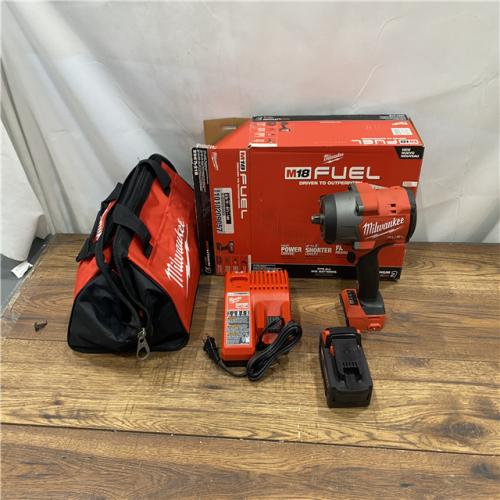 AS IS Milwaukee M18 1/2 in. Cordless Brushless High Torque Impact Wrench Kit (Battery & Charger)