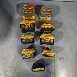 HOUSTON LOCATION - AS-IS DEWALT BATTERY PACK QTY - 15