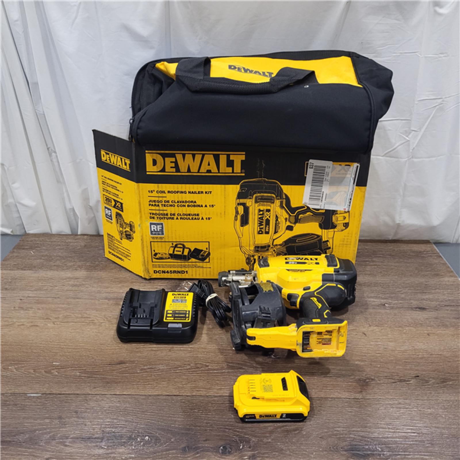 AS-IS DEWALT 2007898 Roofing Nailer Cordless