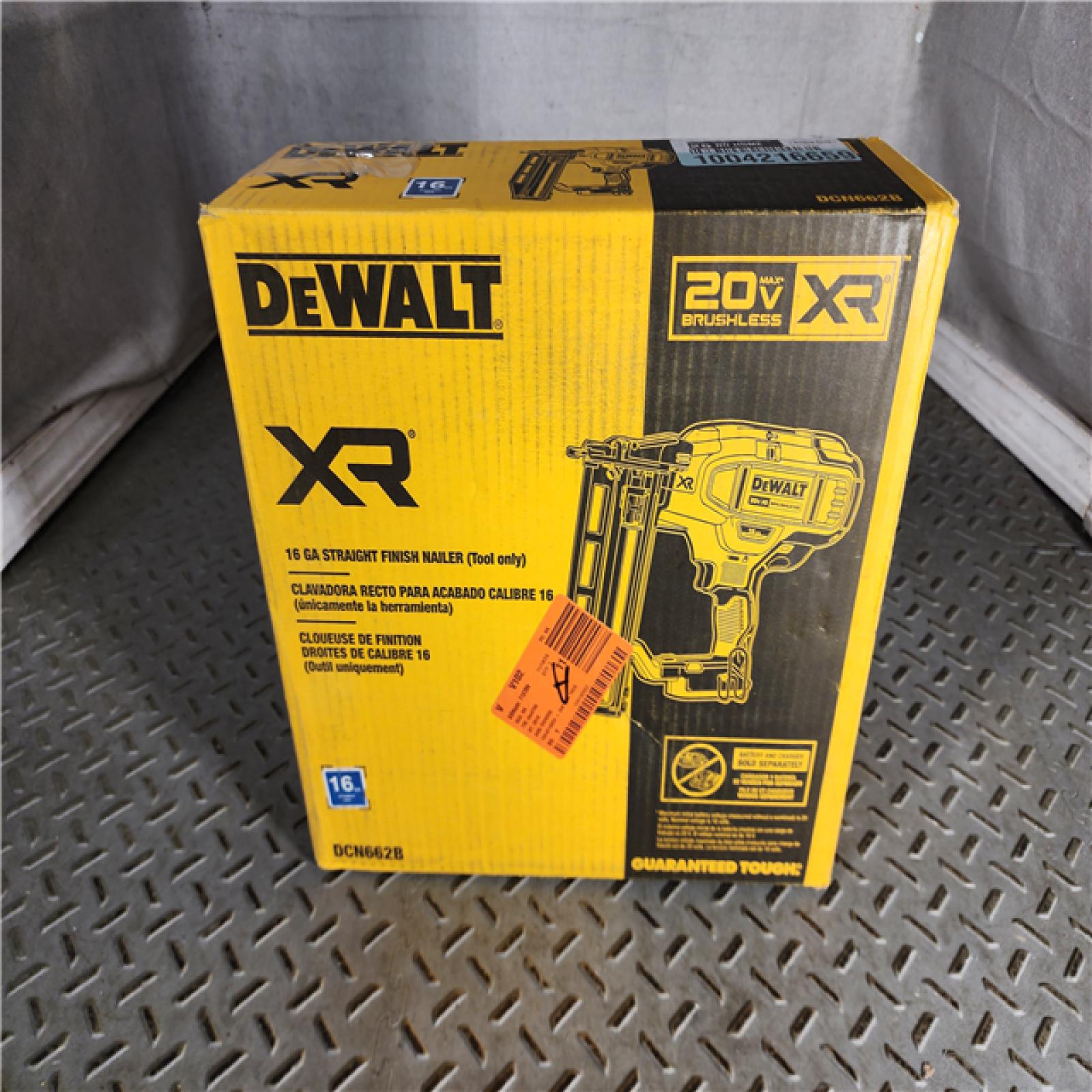 HOUSTON LOCATION - AS-IS 20V MAX XR 16-Gauge Lithium-Ion Cordless Finish Nailer (Tool Only)