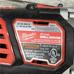 AS-IS Milwaukee M18 18-Volt Lithium-Ion Cordless Combo Tool Kit (5-Tool) with (1) 3.0Ah and (1) 1.5Ah Battery, (1) Charger, (1) Tool Bag