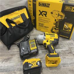 AS-IS DEWALT 20V MAX* XR 1/2  High Torque Impact Wrench with Hog Ring Anvil