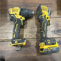 AS-IS DEWALT 20V MAX Lithium-Ion Brushless Cordless 2 Tool Combo Kit