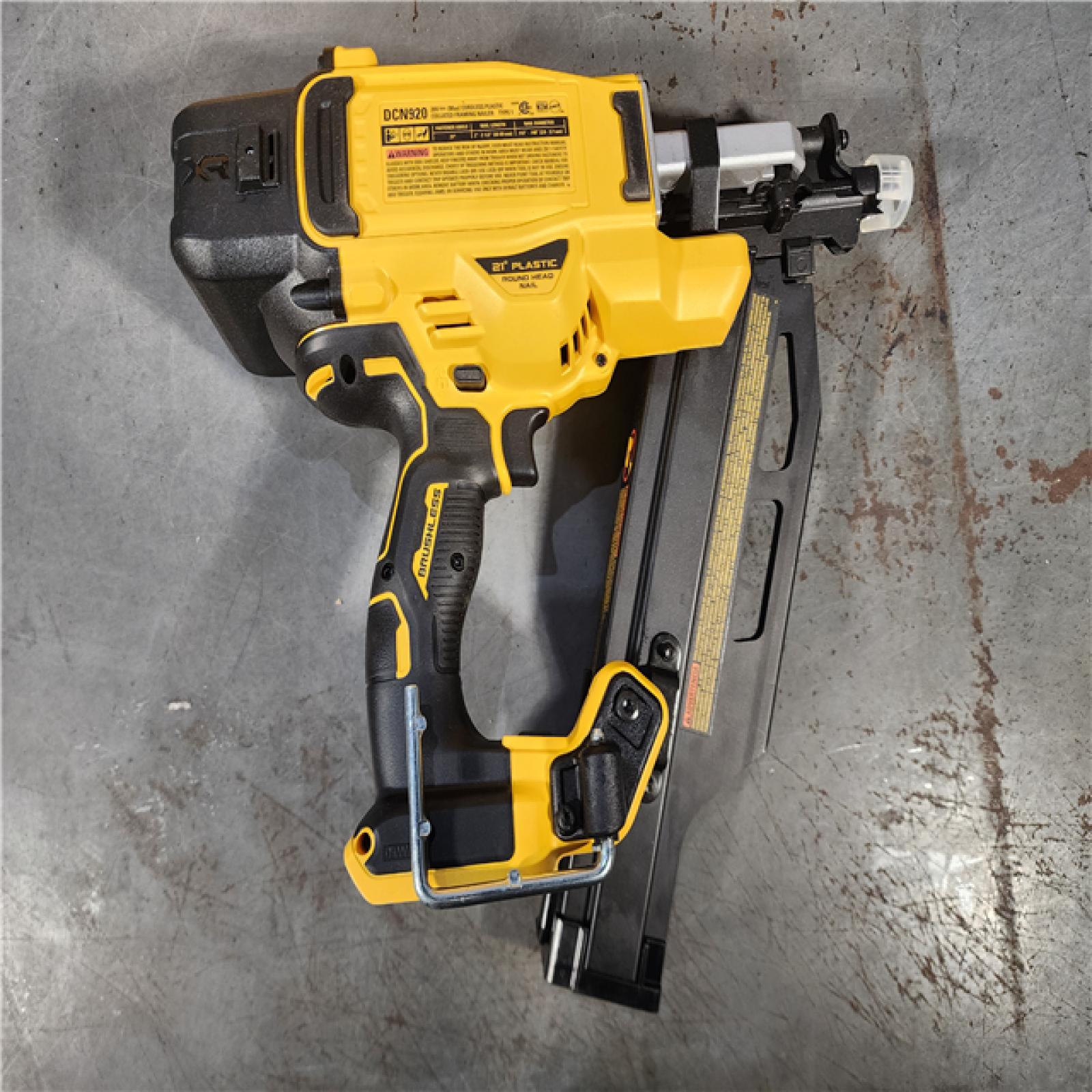 HOUSTON LOCATION - AS-IS DEWALT 20-Volt 21Â° Cordless Framing Nailer (Tool-Only)