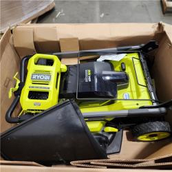 Dallas Location - As-Is RYOBI 80V HP Brushless Battery Cordless Electric 30 in. Multi-Blade Mower with Battery and Charger