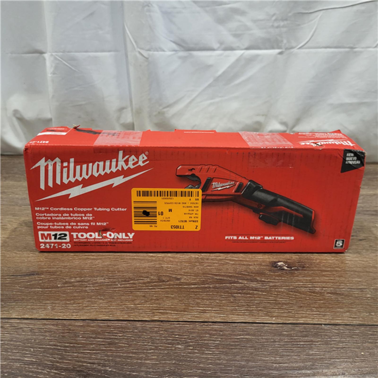 AS-IS M12 12V Lithium-Ion Cordless Copper Tubing Cutter (Tool-Only)