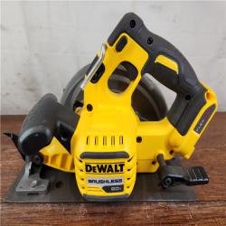 AS-IS DeWalt FLEXVOLT 60V MAX Cordless Brushless 7-1/4 in. Circular Saw with Brake (Tool Only)