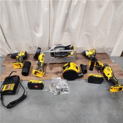 AS IS Dewalt 20-Volt MAX ToughSystem Lithium-Ion 6-Tool Cordless Combo Kit