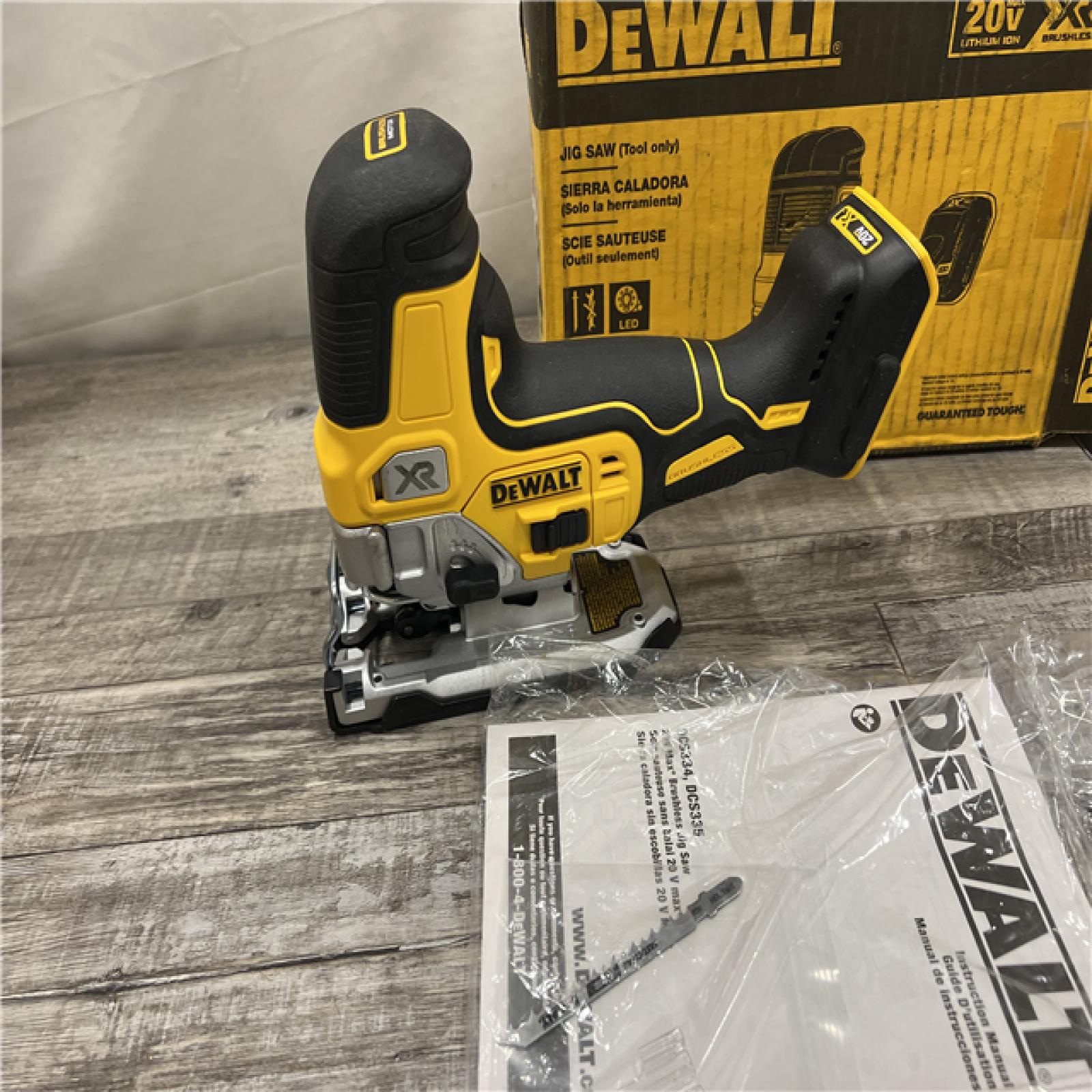 AS-IS Dewalt 20V MAX XR Body Grip Jig Saw Bare (Tool Only)