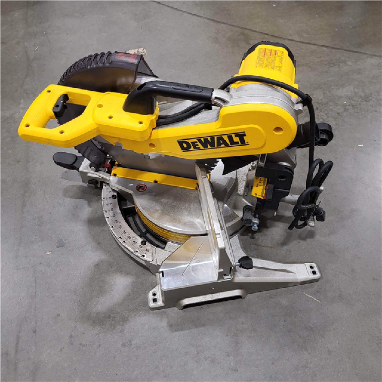 AS-IS DeWalt 15 Amp Corded 12 in. Compound Double Bevel Miter Saw