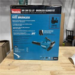 NEW! Makita 120 MPH 473 CFM 18-Volt x2 (36-Volt) LXT Lithium-Ion Brushless Cordless Blower Kit with Four 5.0 Ah Batteries