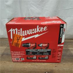 AS-IS Milwaukee M18 Compact Brushless 2-Tool Combo Kit