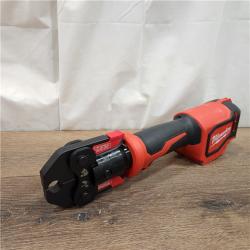 AS-IS M18 18V Lithium-Ion Cordless Short Throw Press Tool Kit with 3 PEX Crimp Jaws (2) 2.0 Ah Batteries and Charger