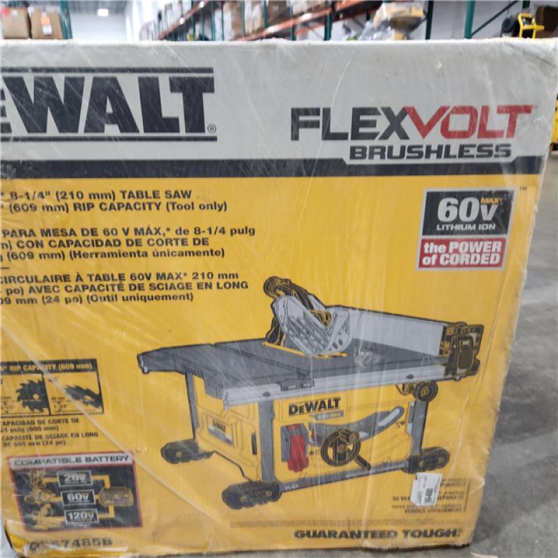 DALLAS LOCATION AS IS DEWALT FLEXVOLT 60V MAX Cordless Brushless 8