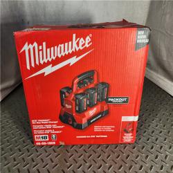 HOUSTON LOCATION - AS-IS Milwaukee M18 Packout Six Bay Rapid Charger (TOOL ONLY)