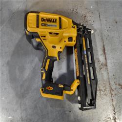 HOUSTON LOCATION - AS-IS DEWALT 20V MAX XR 16-Gauge Lithium-Ion Cordless Finish Nailer (Tool Only)