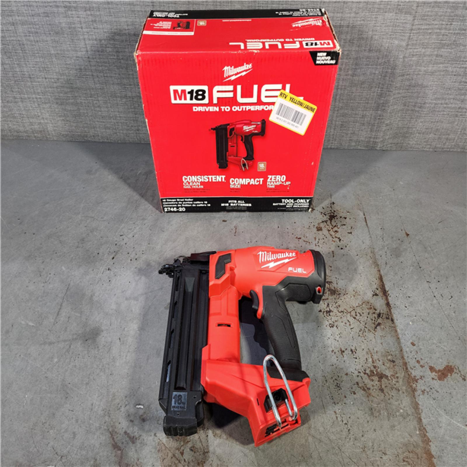 HOUSTON LOCATION - AS-IS Milwaukee M18 Fuel 18V Brushless 18-Gauge Brad Nailer 2746-20 (Bare Tool)