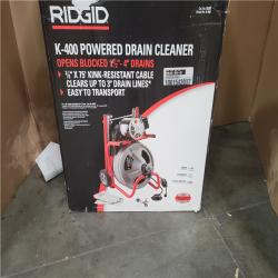 CALIFORNIA AS-IS RIDGID K-400 POWERED DRAIN CLEANER