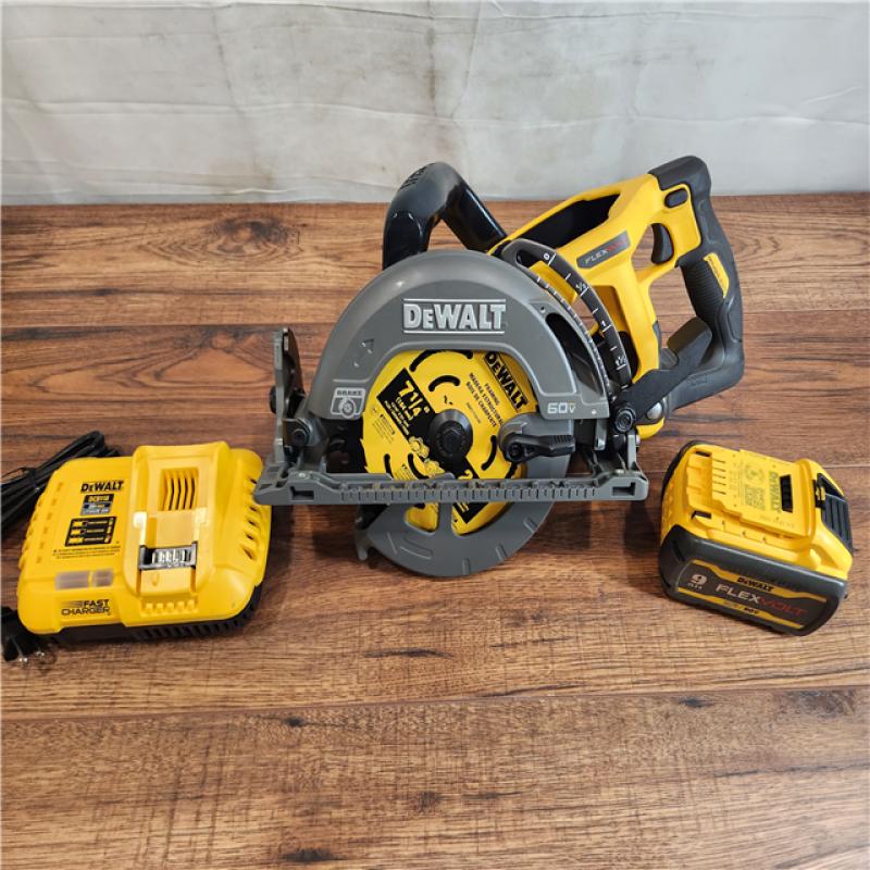 AS IS DeWalt 60V MAX 7 1 4 in. Cordless Brushless Worm Drive