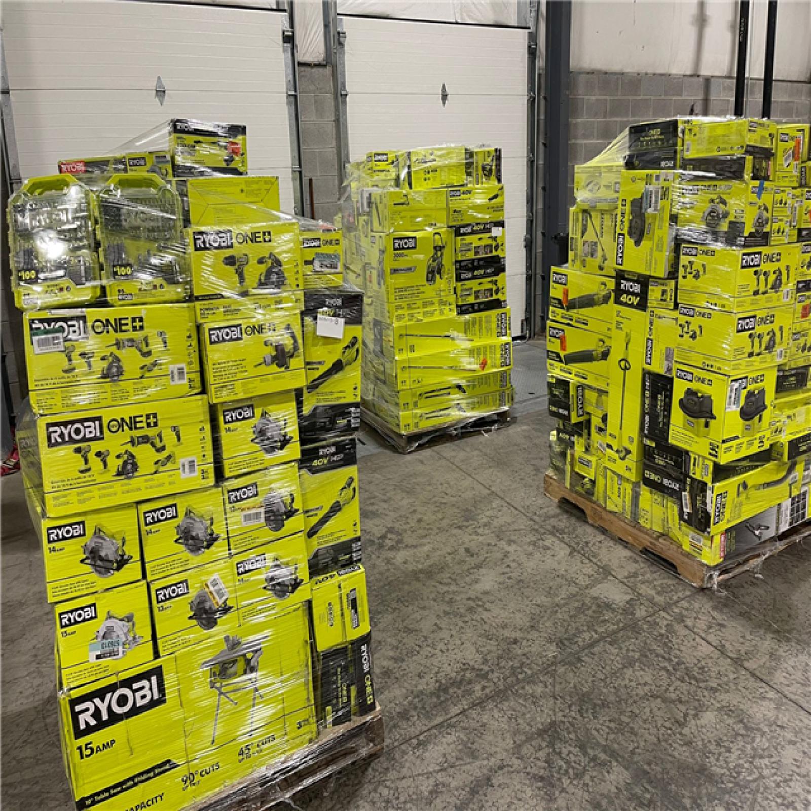 Pittston Location As-Is Power Tools Partial Truckload (4 pallets) 1358243-B