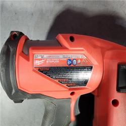 HOUSTON LOCATION - AS-IS M18 FUEL 18-Volt Lithium-Ion Brushless Cordless 18-Gauge 1/4 in. Narrow Crown Stapler (Tool-Only)