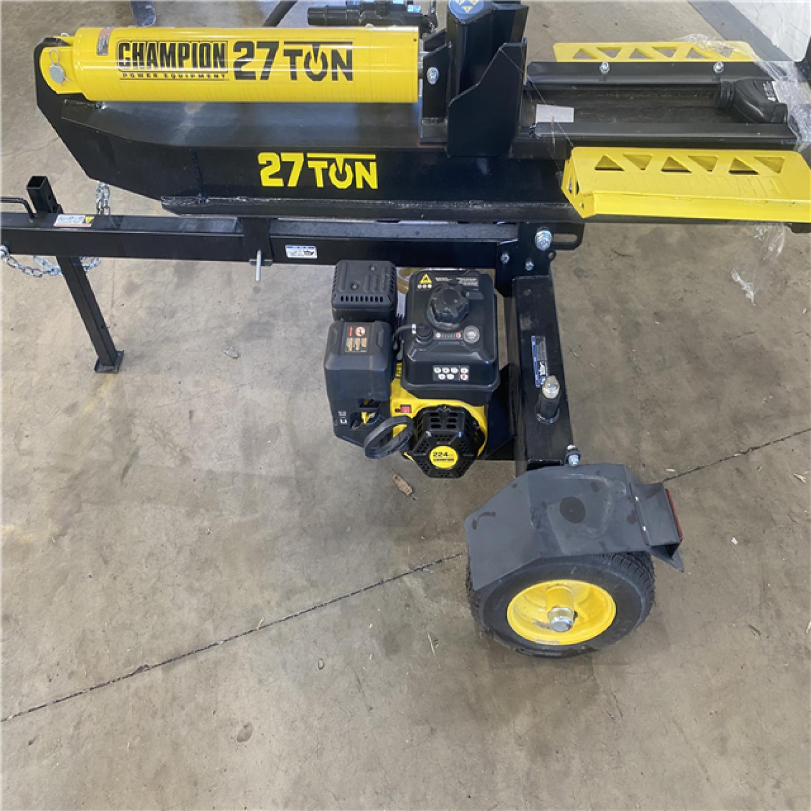 Houston Location - AS-IS Champion 27 Ton Log Splitter