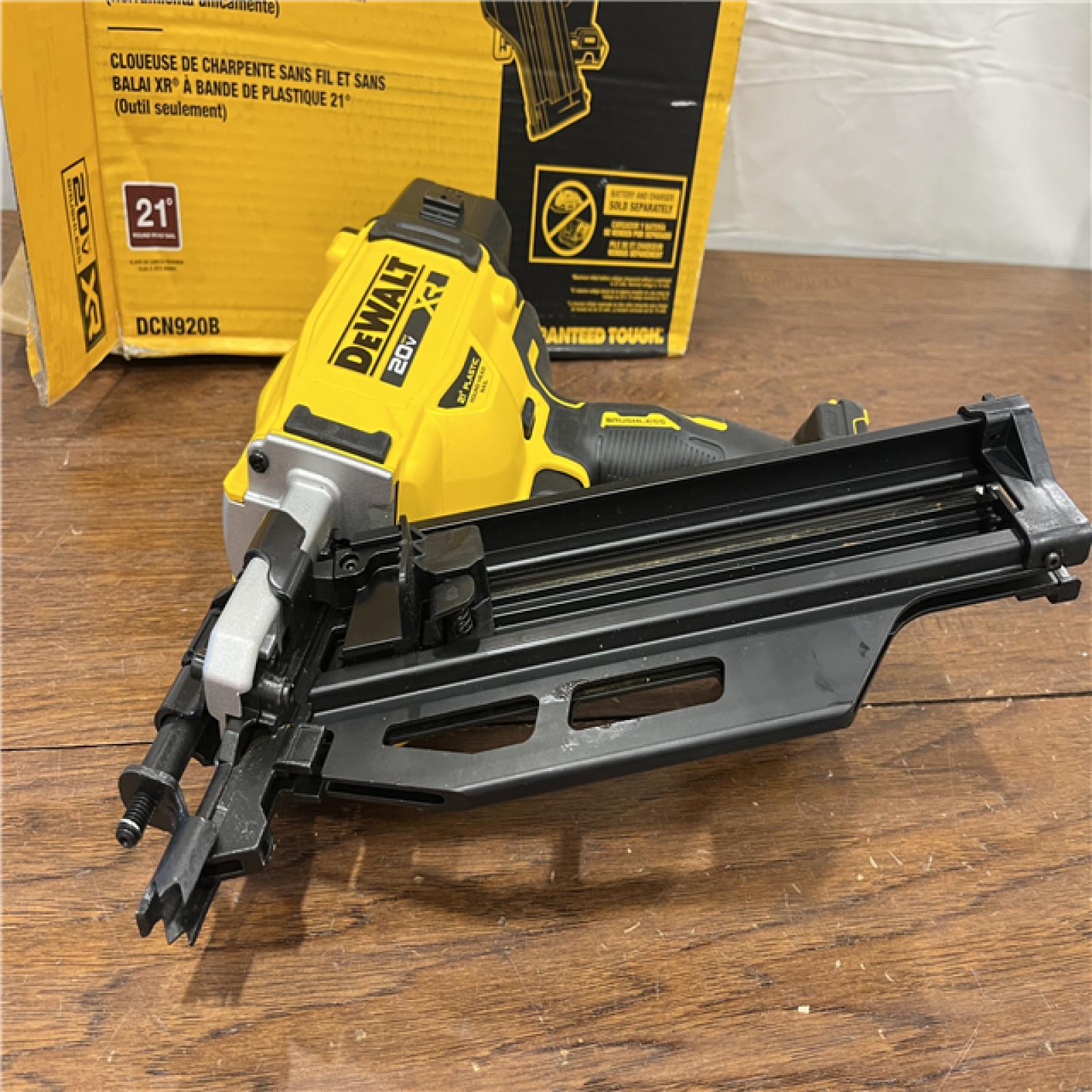 AS-ISDEWALT 20-Volt 21Â° Cordless Framing Nailer (Tool-Only)