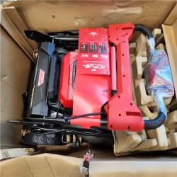 AS-IS Milwaukee M18 FUEL Brushless Cordless 21 in. Walk Behind Dual Battery Self-Propelled Mower Kit