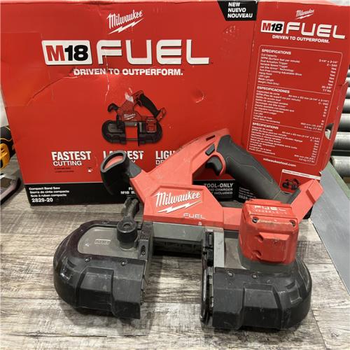 AS-IS Milwaukee M18 Fuel 3-1/4  18V Brushless Compact Band Saw 2829-20 (Bare Tool)