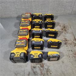 HOUSTON LOCATION - AS-IS DEWALT BATTERY PACK QTY - 15