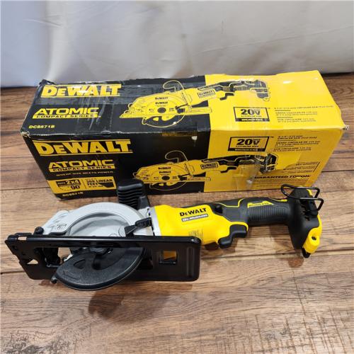 AS-IS ATOMIC 20V MAX Cordless Brushless 4-1/2 in. Circular Saw (Tool Only)