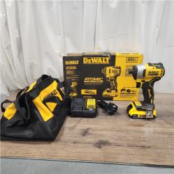 AS IS DEWALT ATOMIC 20V MAX* Brushless Cordless Compact 1/4 in. Impact Driver Kit